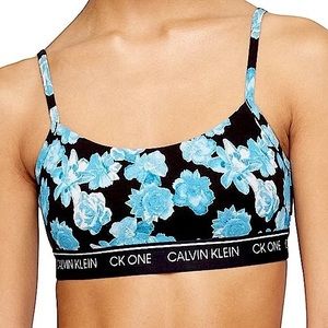 Calvin Klein CK ONE Blue Bralette! NWOT